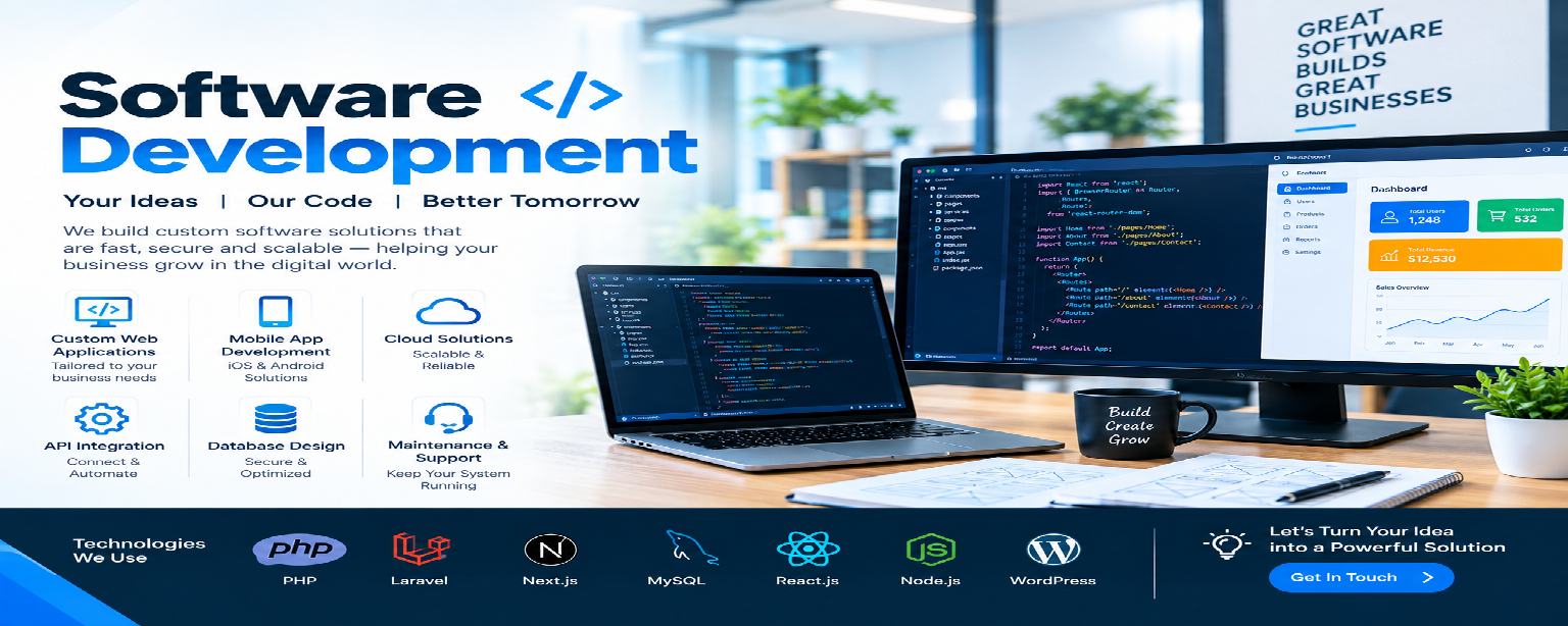 Software development and programming